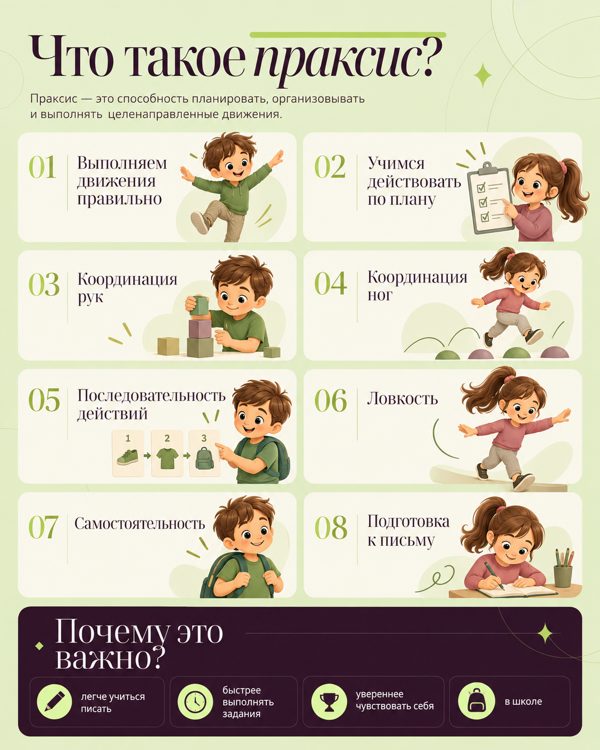 Памятка для родителей: Что такое праксис